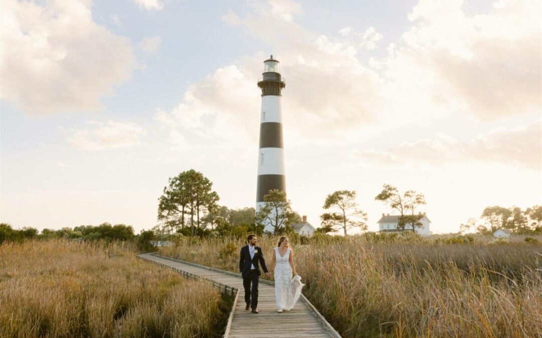 Lauren + Chris | Featured in Outer Banks Weddings Magazine
