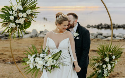 Paige + Jeff | Featured in Outer Banks Weddings Magazine
