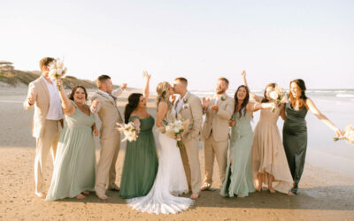 Kristin + Rayne | Featured in Outer Banks Weddings Magazine